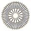 Tracey Boyd Black Bamboo Round Wall Basket, Small