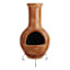 Classic Handmade Ruby Clay Outdoor Chimenea