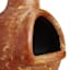 Classic Handmade Ruby Clay Outdoor Chimenea