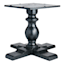 Providence Evening Mist Black Cylinder Table Pedestal, Top & Base Sold Separately