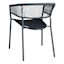 Crosby St. Brody Wicker Patio Chair, Black