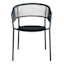 Crosby St. Brody Wicker Patio Chair, Black