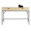 Honeybloom Burnaby Wood & Metal Desk, Natural Wood Finish