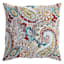 Paisley Chili Oversized Square Outdoor Throw Pillow, 20"