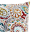 Paisley Chili Oversized Square Outdoor Throw Pillow, 20"