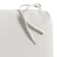 Tristan Heather White Premium Outdoor Square Seat Cushion