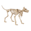 Animated 2-Headed Doberman Halloween Skeleton, 19.5x38
