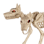Animated 2-Headed Doberman Halloween Skeleton, 19.5x38