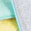 Set of 3 Bamboo Heavy Duty Smart Sponge, Blue, Mint, Yellow