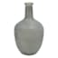 Ty Pennington Grey Sanded Glass Bottle Vase, 12"
