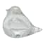 Tracey Boyd Clear Bubble Glass Bird, 4"