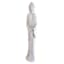 Found & Fable Matte White Buddha Figurine, 17"