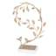 Providence Gold Metal Leaves Decor, 16"