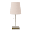 Gold Stick Lamp with Shade, 18"