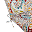 Paisley Chili Outdoor Chaise Lounge Cushion
