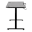 Talon Metal Gaming Desk, Black