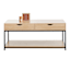 Honeybloom Burnaby Wood & Metal Coffee Table, Brown