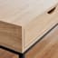Honeybloom Burnaby Wood & Metal Coffee Table, Brown