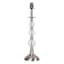 Steel Crackle Glass Ball Medium Table Lamp Base, 22"