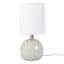Light Blue Ceramic Mini Table Lamp with Shade, 13"
