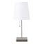 Silver Stick Small Table Lamp with Shade, 18"