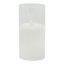 Honeybloom Clear Glass LED Pillar Candle with Timer, 4x8