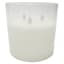 Honeybloom Clear Glass LED Pillar Candle with Timer, 6"