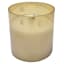Honeybloom Amber Glass LED Pillar Candle with Timer, 6"