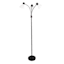 Black Metal Trio Shade Floor Lamp, 67"