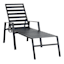 Grammercy Black Patio Chaise Lounge Chair