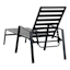 Grammercy Black Patio Chaise Lounge Chair