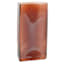 Crosby St. Red Ribbed Glass Vase, 6.5x11.8"