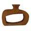 Crosby St. Brown Wood Decor Figurine, 13x10