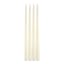 Honeybloom 4-Pack White Unscented Taper Candles, 14"
