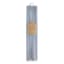 Honeybloom 4-Pack Grey Unscented Taper Candles, 14"