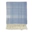 Ty Pennington Blue Plaid Woven Throw Blanket, 50x60