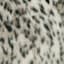 Snow Leopard Faux Fur Euro Throw Pillow, 24"