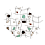 Metal Shell Grid Wall Art, 38x30