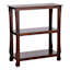 Providence Theodore 3-Tier Thick Leg Bookshelf, Brown