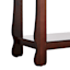 Providence Theodore 3-Tier Thick Leg Bookshelf, Brown