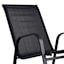 Black Sling Patio Rocking Chair