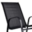 Stackable Sling Patio Rocking Chair, Black