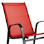 Sling Patio Rocking Chair, Red