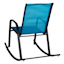 Sling Patio Rocking Chair, Turquoise