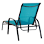 Stackable Sling Patio Chaise Lounge Chair, Teal