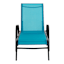 Stackable Sling Patio Chaise Lounge Chair, Teal