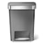 SimpleHuman Grey Step Trash Can, 45l