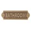 Honeybloom Bathroom Wall Decor, 16x5
