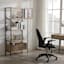 Honeybloom 4-Tier Burnaby Wood & Metal Bookshelf