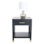 Providence Monroe Accent Table, Black